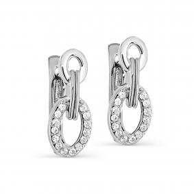 Серебряные серьги KABAROVSKY K12-442-7900 с фианитом K12-442-7900 фото