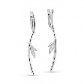 Серебряные серьги KABAROVSKY K12-476-7900 с фианитом K12-476-7900 фото