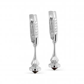 Серебряные серьги KABAROVSKY K12-480-0100 с фианитом K12-480-0100 фото