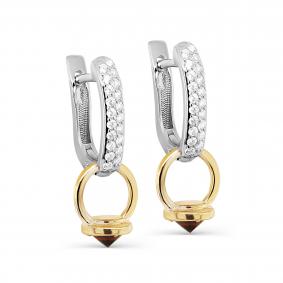 Серьги из лимонного серебра KABAROVSKY K12-482-0187 с фианитом K12-482-0187 фото