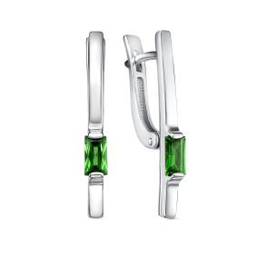 Серебряные серьги KABAROVSKY K12-528-40400 с фианитом K12-528-40400 фото