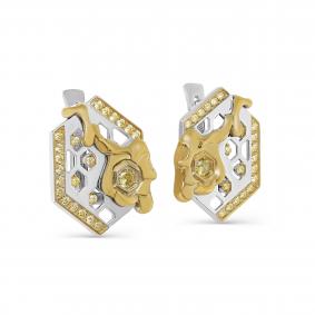 Серебряные серьги KABAROVSKY K12-621-40687 с фианитом K12-621-40687 фото