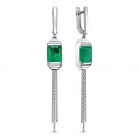 Серебряные серьги KABAROVSKY K12-679-60400 с алпанитом K12-679-60400 фото