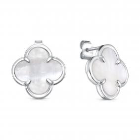 Серебряные серьги KABAROVSKY K12-7011-6200 с перламутром K12-7011-6200 фото