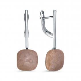 Серебряные серьги KABAROVSKY K12-7039-3200 с кораллом K12-7039-3200 фото