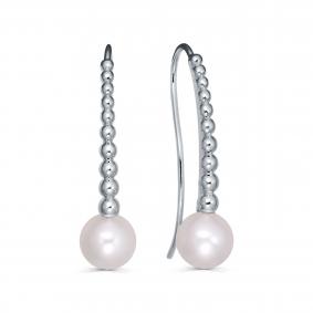 Серебряные серьги KABAROVSKY K12-7063-1500 с жемчугом K12-7063-1500 фото