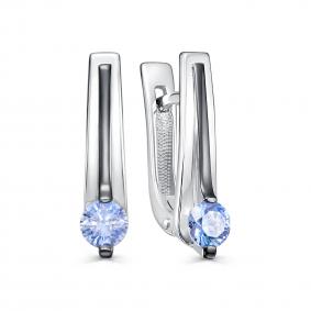 Серебряные серьги KABAROVSKY K12-766-30189 с Swarovski K12-766-30189 фото