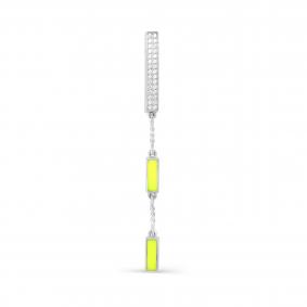 Серебряная подвеска KABAROVSKY K13-172-7937 с фианитом и эмалью K13-172-7937 фото