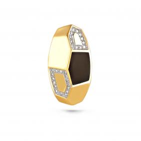 Подвеска из лимонного золота KABAROVSKY K13-2741-1002 с бриллиантом K13-2741-1002 фото