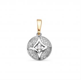 Подвеска из лимонного золота KABAROVSKY K13-2756-1000 с бриллиантом K13-2756-1000 фото