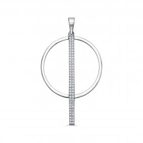 Серебряная подвеска KABAROVSKY K13-7047-7900 с фианитом K13-7047-7900 фото