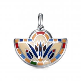 Серебряная подвеска KABAROVSKY K13-9053-0001 с эмалью K13-9053-0001 фото