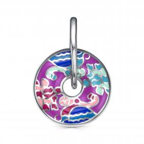 Серебряная подвеска KABAROVSKY K13-9054-0001 с эмалью K13-9054-0001 фото