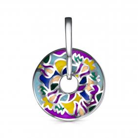 Серебряная подвеска KABAROVSKY K13-9055-0001 с эмалью K13-9055-0001 фото