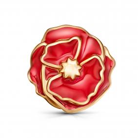 Подвеска из золочёного серебра KABAROVSKY K13-943-0031 с эмалью K13-943-0031 фото