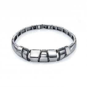Браслет из белого золота KABAROVSKY K14-1707-3089 с чёрным бриллиантом K14-1707-3089 фото