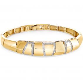 Браслет из лимонного золота KABAROVSKY K14-2707-1000 с бриллиантом K14-2707-1000 фото