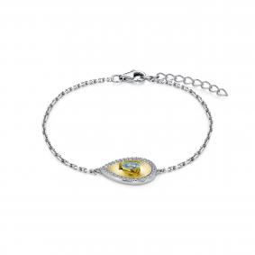 Серебряный браслет KABAROVSKY K14-7009-40187 с фианитом K14-7009-40187 фото