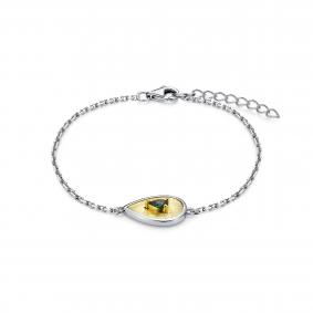 Серебряный браслет KABAROVSKY K14-7010-41487 с фианитом K14-7010-41487 фото