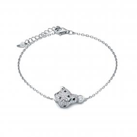 Серебряный браслет KABAROVSKY K14-9508-7902 с фианитом и эмалью K14-9508-7902 фото