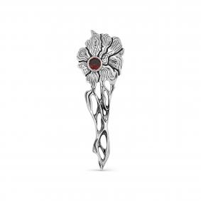K15-622-40389 Брошь из серебра с фианитом Серебро 925° K15-622-40389 фото