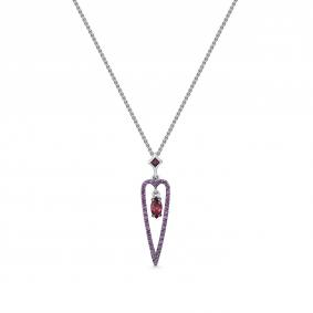 Серебряное колье KABAROVSKY K16-1051-0189 с Swarovski K16-1051-0189 фото