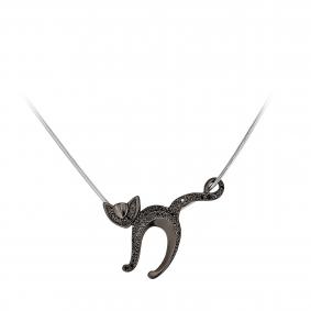 K16-11000-2000 Колье из золота с бриллиантом черном Золото 585° K16-11000-2000 фото