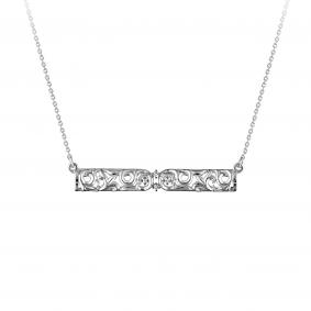 Колье из белого золота KABAROVSKY K16-11091-1000 с бриллиантом K16-11091-1000 фото