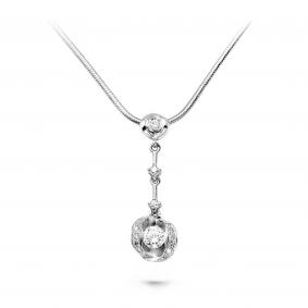Колье из белого золота KABAROVSKY K16-1587-1000 с бриллиантом K16-1587-1000 фото