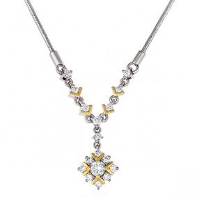 K16-1666-1000 Колье из золота с бриллиантом Золото 585° K16-1666-1000 фото