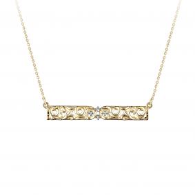 K16-21091-1000 Колье из золота с бриллиантом Золото 585° K16-21091-1000 фото