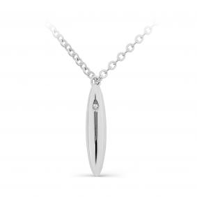 Серебряное колье KABAROVSKY K16-396-7900 с фианитом K16-396-7900 фото