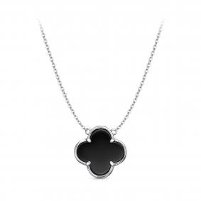 K16-7012-6700 Колье из серебра с ониксом Серебро 925° K16-7012-6700 фото