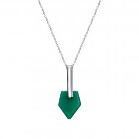 Серебряное колье KABAROVSKY K16-7041-4200 с агатом K16-7041-4200 фото