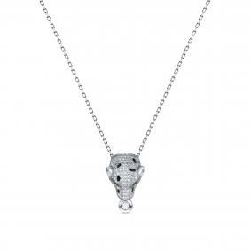 Серебряное колье KABAROVSKY K16-9508-7902 с фианитом K16-9508-7902 фото