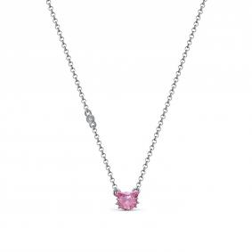 Серебряное колье KABAROVSKY с бриллианитом и фианитом европейским K16-977-11400 K16-977-11400 фото