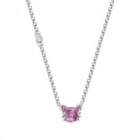 K16-977-14000 Колье из серебра с бриллианитом и фианитом европейским K16-977-14000 K16-977-14000 фото