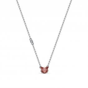 Серебряное колье KABAROVSKY с бриллианитом и фианитом европейским K16-977-14800 K16-977-14800 фото