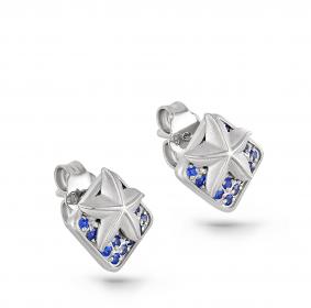 Серебряные серьги KABAROVSKY K2-009-31100 с Swarovski K2-009-31100 фото