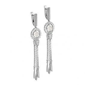 Серебряные серьги KABAROVSKY K2-046-9500 с алпанитом K2-046-9500 фото