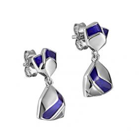 Серебряные серьги KABAROVSKY K2-049-0026 с эмалью K2-049-0026 фото
