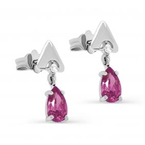 Серебряные серьги KABAROVSKY K2-059-41700 с фианитом K2-059-41700 фото