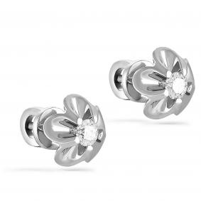 Серьги из белого золота KABAROVSKY K2-1071-1000 с бриллиантом K2-1071-1000 фото