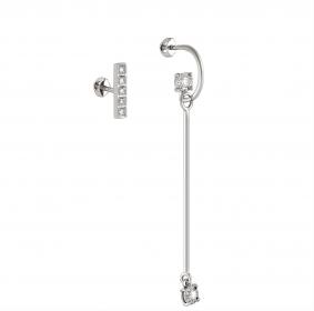 Серьги из белого золота KABAROVSKY K2-1076-1000 с бриллиантом K2-1076-1000 фото