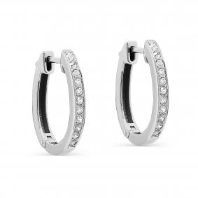 Серебряные серьги KABAROVSKY K2-127-7900 с фианитом K2-127-7900 фото