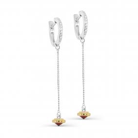 Серебряные серьги KABAROVSKY K2-147-40387 с фианитом K2-147-40387 фото