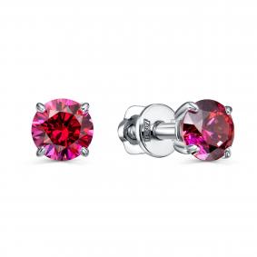Серебряные серьги KABAROVSKY K2-171-30300 с Swarovski K2-171-30300 фото