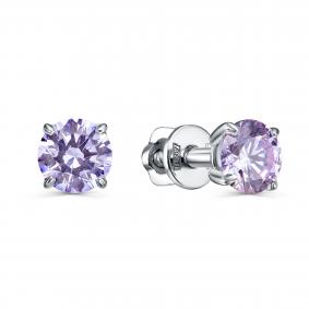 Серебряные серьги KABAROVSKY K2-171-30500 с Swarovski K2-171-30500 фото