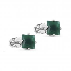 Серебряные серьги KABAROVSKY K2-200-4200 с агатом K2-200-4200 фото