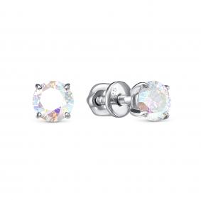 Серебряные серьги KABAROVSKY K2-201-40000 с фианитом K2-201-40000 фото